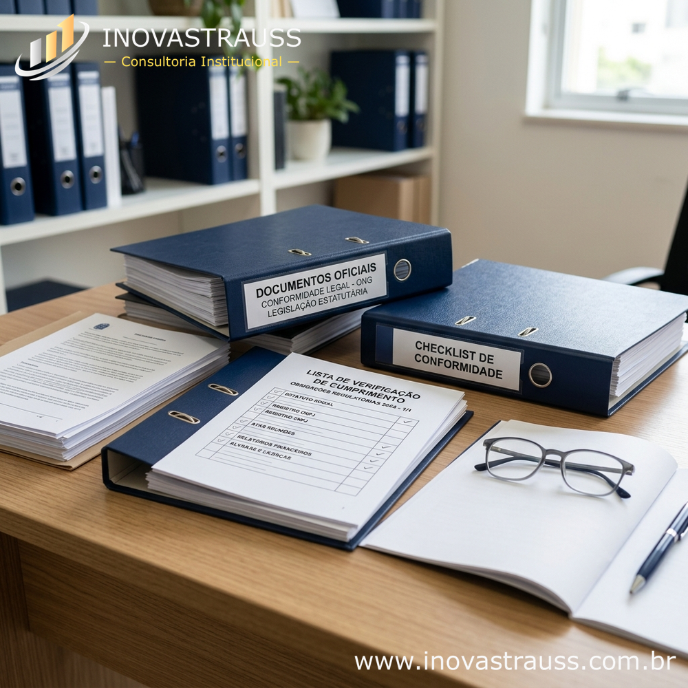 Documentos e planejamento jurídico representando a reforma tributária terceiro setor e seus custos invisíveis